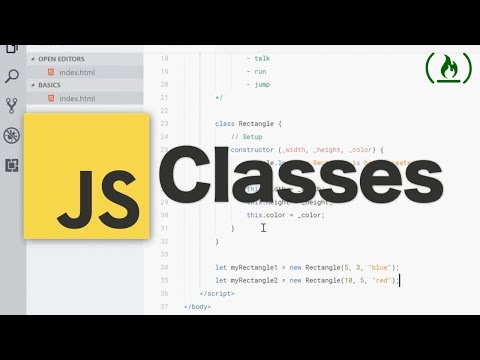 Class JavaScript Classes Tutorial